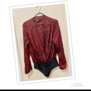 Zara Animal Print Bodysuit